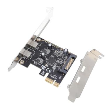 Imagem de Jectse PCIE para USB 3.2 Card de Expansão Gen1, 2 do Adaptador de Porta 5 Gbps, Chip ASM1042 para PC para Desktop, Portas USB Tipo C, Sem Energia Externa Necessária