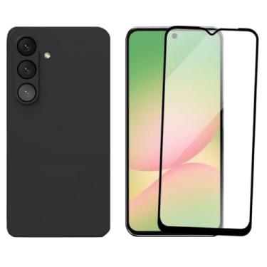 Imagem de Capinha Para Galaxy A56 Capa Preta Premium Proteção Câmera + Película de Vidro 3D Anti Impacto