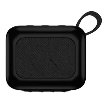 Imagem de Hzycwgone Capa de silicone para alto-falante portátil JBL Go 4 com Bluetooth, para JBL Go 4 bolsa de transporte (preta)