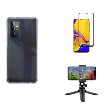 Imagem de Kit Tripé Tripod 360 graus para Samsung Galaxy A52 + Capa + Pelicula D