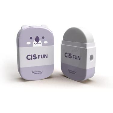 Imagem de Apontador escolar+borracha criatic fun 481/12 520679 - CiS, Coala