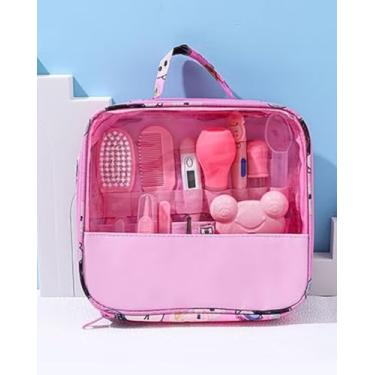 Imagem de Kit de Cuidados para Bebês 13 em 1 – Cortador de Unhas, Termômetro Digital, Aspirador Nasal e Mais | Segurança e Praticidade para o Seu Bebê (Azul)