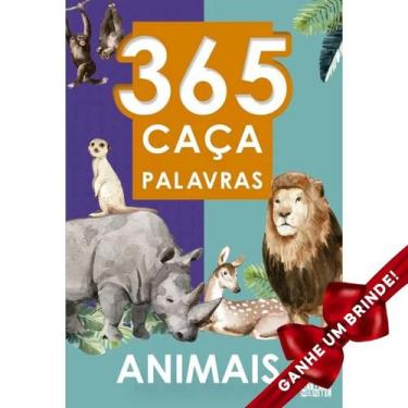 Imagem de Livro 365 Caça-palavras - Animais Crianças Filhos Infantil Desenho His