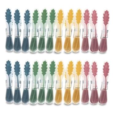 Imagem de Kit 12, 24, 36, 48, 60 Prendedores Pregadores Roupa Madeira Artesanato Embalagem(36)