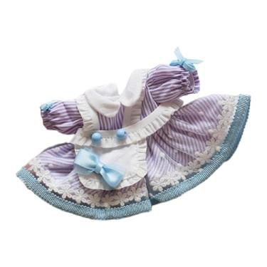 Imagem de Milageto Vestido de vestido de princesa de boneca de pelúcia Decoração DIY Acessórios DIY Presentes de aniversário Trajes de moda fazem suas próprias bonecas , Tolet