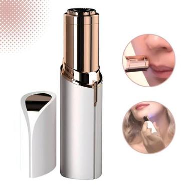 Imagem de Caneta Depiladora Facial Branca Premium Usb - King