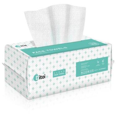 Imagem de Toalha de rosto descartável Ditoi Soft Thicker Facial Tissue 60 ct