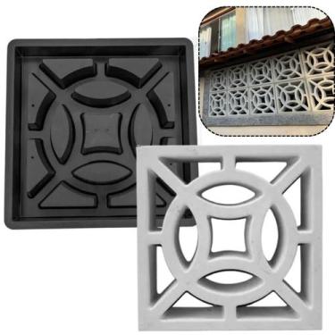 Imagem de Forma p Fabricar Elemento Vazado Bloco Aberto Muxarabi Parede Decor 39