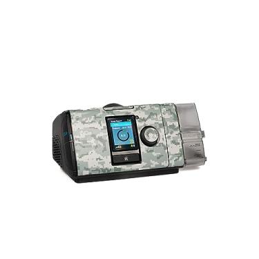 Imagem de Snugell Capas CPAP para ResMed AirSense 10 – Personalize e proteja seus suprimentos de máquina CPAP – Escudo decorativo elegante com design de camuflagem verde – Proteção durável e elegante para o seu