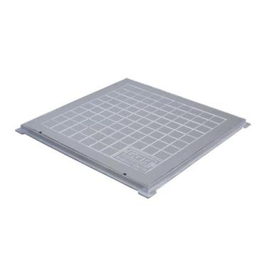 Imagem de Tampa Caixa Gordura Inspeção Esgoto Energia 40X40 Alumínio - Gda