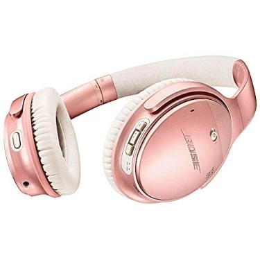 Imagem de Bose Fones de ouvido Bluetooth sem fio QuietComfort 35 II, cancelamento de ruído, com controle de voz Alexa - ouro rosa