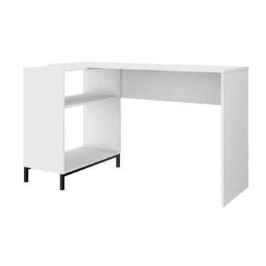 Imagem de Escrivaninha em MDP com 2 Nichos e Pé Metálico BRV Móveis