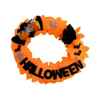 Imagem de Guirlanda de Halloween C/Detalhes em EVA Glitter (LARANJA)