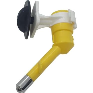 Imagem de Bebedouro Automático Portátil para Cães e Gatos Ajustável (Amarelo)