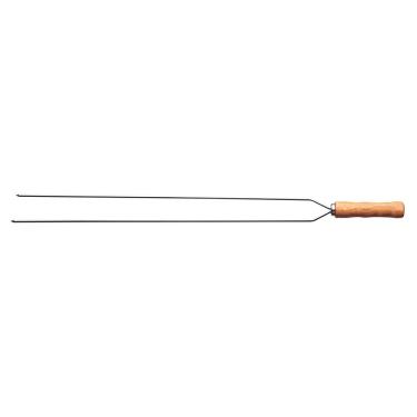 Imagem de Espeto Duplo para Churrasco Tramontina 85cm 26419085 Madeira Natural