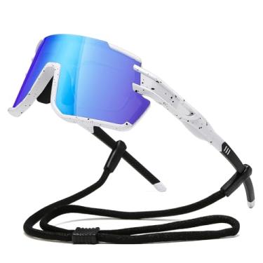 Imagem de Suertree Óculos de sol polarizados para ciclismo masculino e feminino, proteção UV com clipe de miopia, beisebol, ciclismo, corrida, MTB, óculos de sol