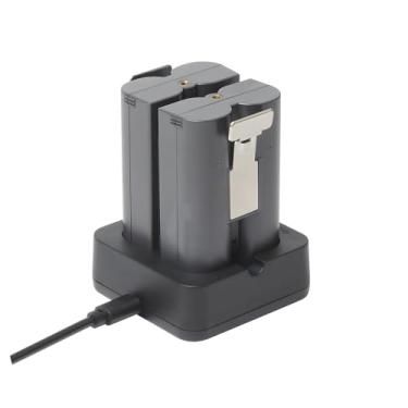 Imagem de Estação de carregador de bateria com anel, base de carregador de bateria para câmera 2/3/3 Plus/4 campainhas, estação de carregamento de porta dupla para bateria Ring Spotlight, bateria Stick Cam