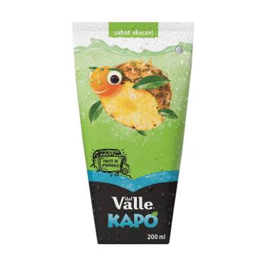 Imagem de Fardo Lacrado Com 12 Un de Suco Kapo Del Valle Abacaxi 200ml