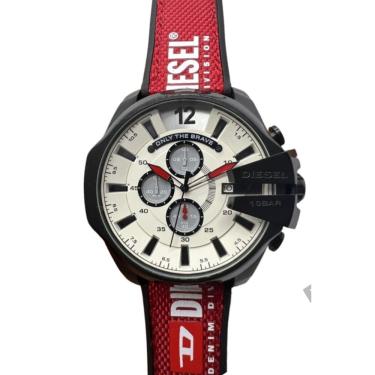 Imagem de Relógio Masculino Diesel Dz4512 Vermelho Caixa Manual