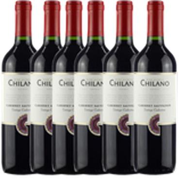 Imagem de Vinho chilano cabernet sauvignon tinto 750ml c/ 6 unidades