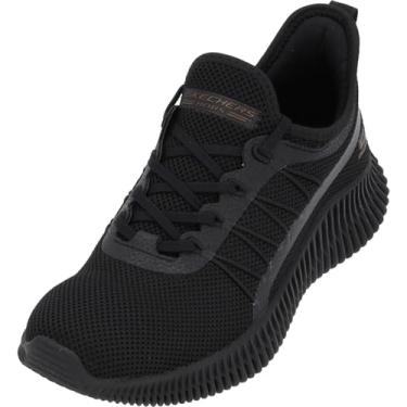 Imagem de Skechers Tênis feminino Skech-lite Pro Glimmer Me, Acabamento sintético de malha preta, 35