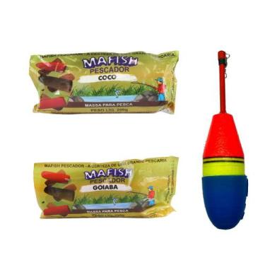 Imagem de Massa Mafish 200g Coco / Goiaba + Boia Japa 60G S/ carona