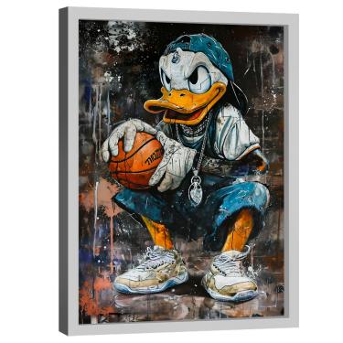 Imagem de Quadro Decorativo Donald Basquete
