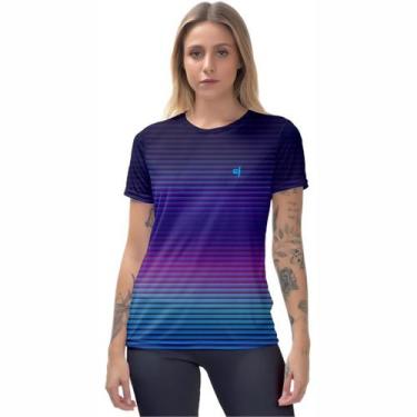Imagem de Camiseta Feminina Fitness Academia Blusa Caminhada Treino Musculacao C