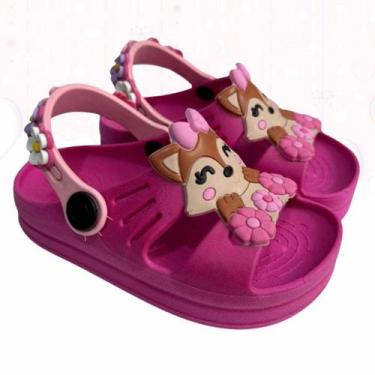 Imagem de Chinelo Babuche ou Crock Infantil Feminina  Perfeito para o Verão com 