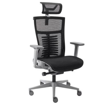 Imagem de Cadeira de Escritório Vertta Special Full Mesh Cinza/Preta