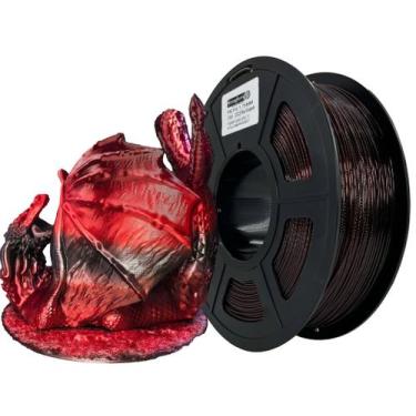 Imagem de Filamento de impressora 3D Stronghero3D PETG 1,75 mm Gradiente vermelh