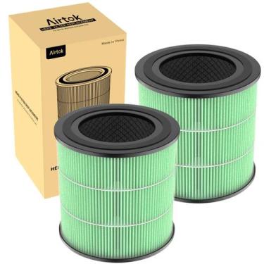 Imagem de Filtros de reposição e purificador de ar AIRTOK AP0601, pacote com 2