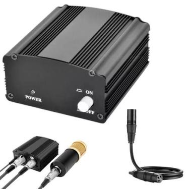 Imagem de Phantom Power Fantom P/ Microfone Condensador BM800 + Cabo - Bell, 220