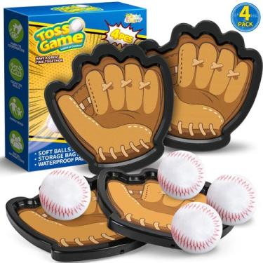Imagem de Jogo Catch and Toss Ball SpringFlower para crianças com 4 remos