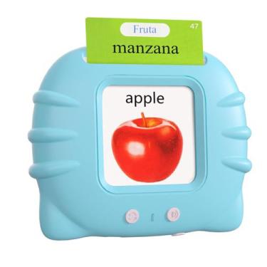 Imagem de Talking Flash Cards Machine Winnrok 224 palavras em inglês/espanhol