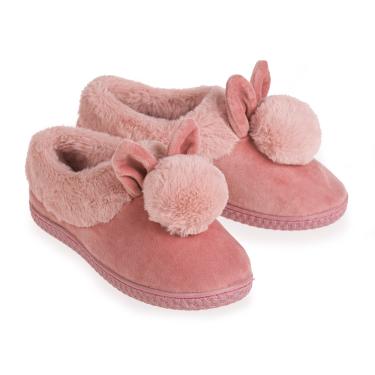Imagem de Pantufa Feminina Botinha Rosa Dandara by Europa Ref.927