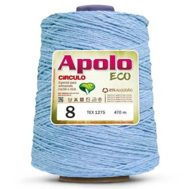 Imagem de FIO LINHA BARBANTE APOLO ECO CIRCULO Nº 08 600G 457 M, 2373 - AZUL-BEB