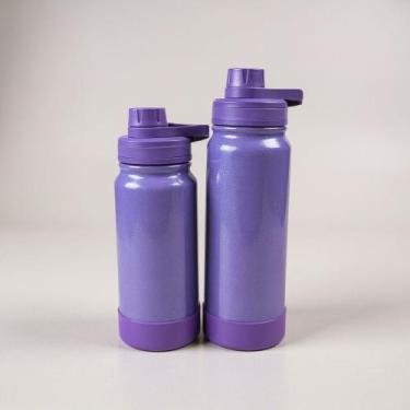 Imagem de Garrafa Térmica 600ml/800ml Inox Premium Tampa Antivazamento Bico Rosq