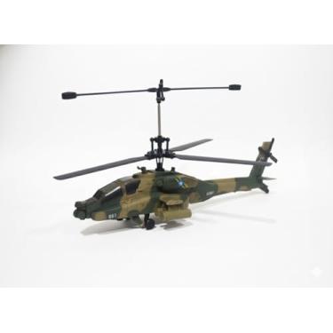 Imagem de Mini Drone Helicóptero Infantil com Sensor de Movimento - Controle pelas Mãos (Verde Camuflado)