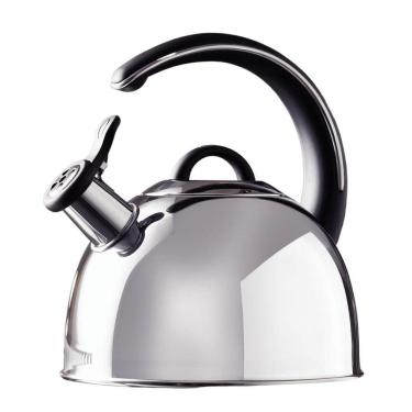 Imagem de Chaleira Tramontina Fundo Triplo Indução Inox com apito 3,3L