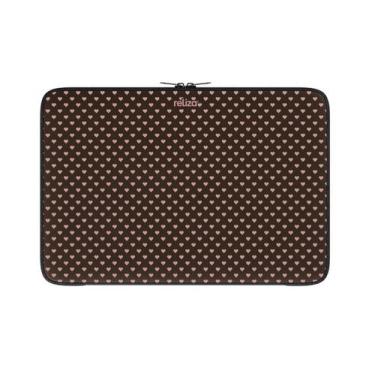 Imagem de Case notebook basic 14" poa love chocolate (0277) - RELIZA