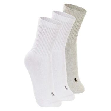 Imagem de Kit com 3 Pares de Meias Esportiva Cano Longo Lupo 3250-001 Colorido, 