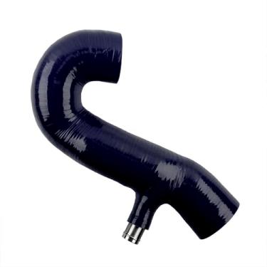 Imagem de XAJINGSU Kit de duto de tubo de mangueira de indução de entrada de ar de silicone para Fiat Abarth 500 595 695 Garrett Turbo 180PS 180HP 1 peça 4 camadas (espessura de 5,4 mm) 11 cores (preto