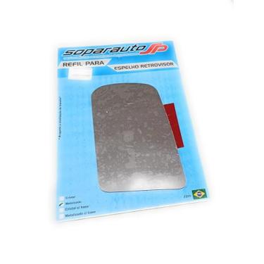 Imagem de Soparauto Espelho Retrovisor Metalizado em Vidro, Compatível com Tempra 1992-1995, Lado Esquerdo, sem Base