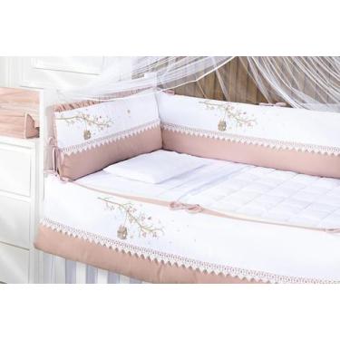 Imagem de Kit Berço Carinho 09 Peças Percal - 004 MARKETPLACE, UNICA, U