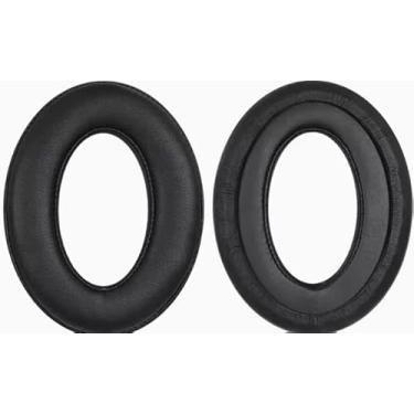 Imagem de Almofadas de substituição de couro proteico para fones de ouvido SENNHEISER HD599/HD598/SE/CS/SR/HD515/518/HD558/569/HD595/Game Zero/G4MEZero/PC37X/PC38X/PC350/PC360/PXC350/PXE350/HD380/HD380-Pro