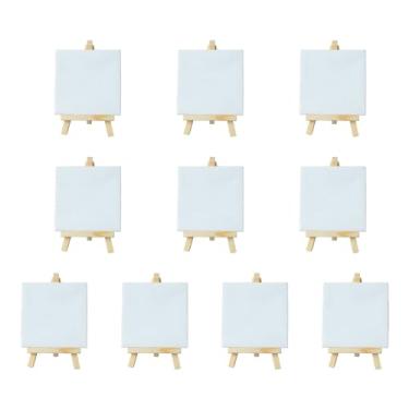 Imagem de Mini cavalete Suporte pequeno cavalete de madeira Cavalete de mesa com inclinação ajustável para pintura a óleo DIY Art Craft Crianças Adultos Pinewood 5,9 pol de altura 3,1 pol