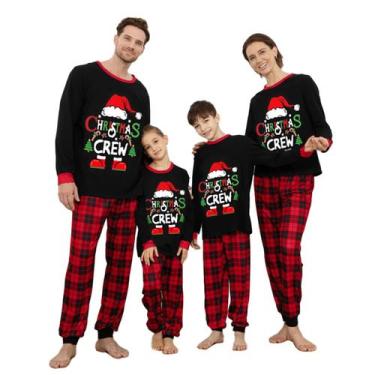 Imagem de Pijamas de Natal Manooby para conjuntos familiares