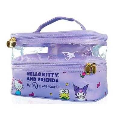 Imagem de Necessaire Organizador Duplo Feminina Hello Kitty And Friends Lilás 2 