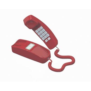 Imagem de Telefone fixo iSoHo – telefones com botões grandes para idosos, telefones com fio de montagem na parede para idosos, telefone residencial fácil com teclado iluminado, toque alto e sem necessidade de